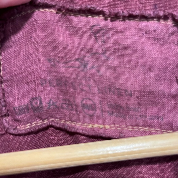 notPERFECTLINEN M/L wrap dress (dyed) - Picture 2 of 4